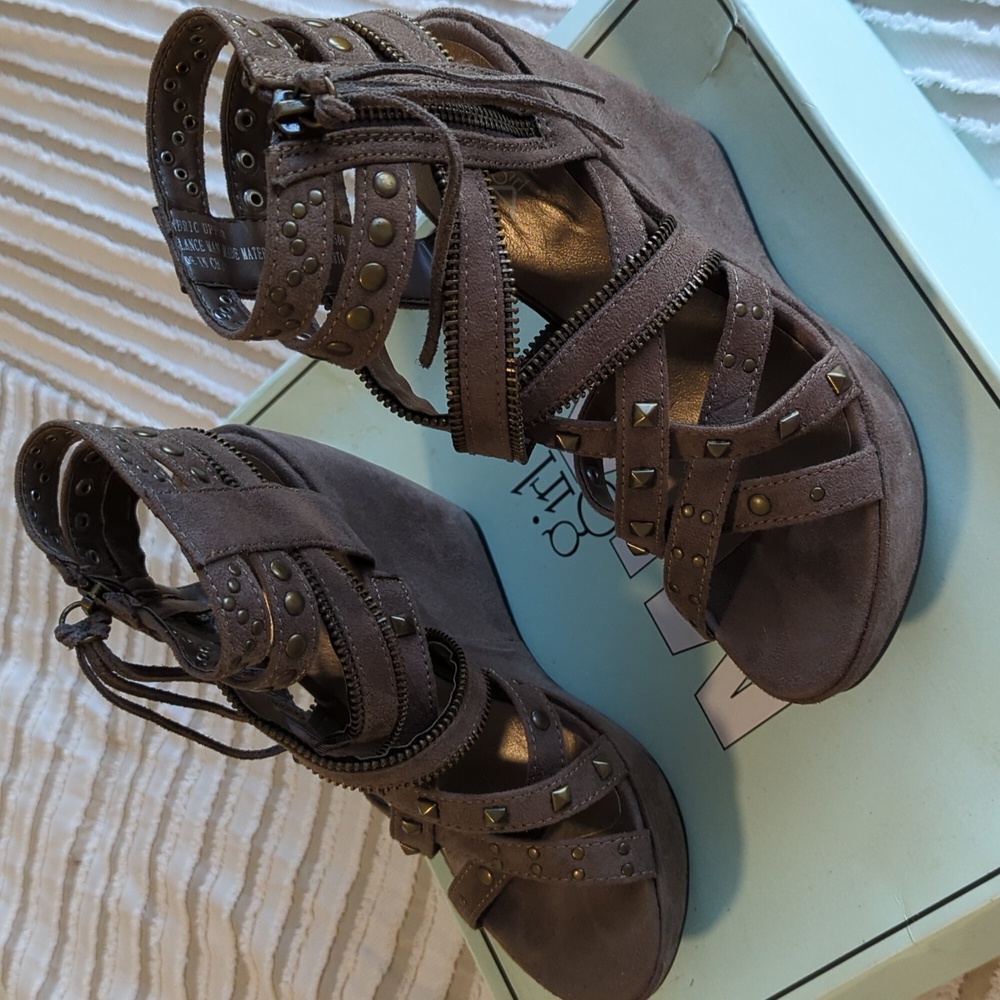 Mia girl "Sparta" gladiator wedges